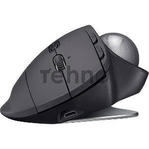 Мышь Logitech Trackball MX Ergo графитовый оптическая (12000dpi) беспроводная USB игровая (8but)