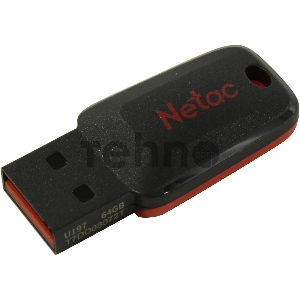 Флеш Диск Netac U197 64Gb <NT03U197N-064G-20BK>, USB2.0