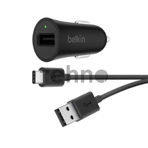 Зарядное устройство Belkin QC 3.0 USB-A CAR CHARGER,18W,W/4,USB-A - USB-C,BLK