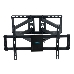 Кронштейн для телевизора Kromax ATLANTIS-70 черный 32"-75" макс.101кг настенный поворотно-выдвижной и наклонный, фото 3
