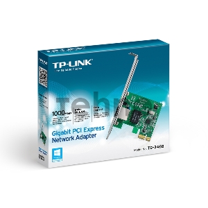 Сетевая карта TP-Link TG-3468 SOHO  32bit Gigabit PCIe, Realtek RTL8168B chipset