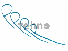 Хомут-стяжкa нeйлонoвая REXANT 150x2,5 мм, синяя, упаковка 25 шт.