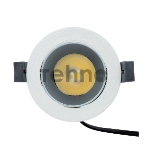 Светильник встраиваемый поворотный REXANT Horeca Dark Light с антиослепляющим эффектом 12 Вт 4000 К LED SILVER