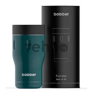 Термокружка Bobber Tumbler-350 0.35л. темно-бирюзовый тубус (TUMBLER-350/TEAL)
