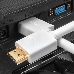Кабель Greenconnect Кабель 0.5m v2.0 HDMI M/M белый, OD7.3mm, 28/28 AWG, позолоченные контакты, Ethernet 18.0 Гбит/с, 3D, 4K, тройной экран (GCR-HM761-0.5m), фото 6