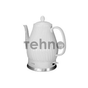 Чайник электрический Centek CT-0064 2.0л, 2150W, супербелая керамика, рельефный корпус