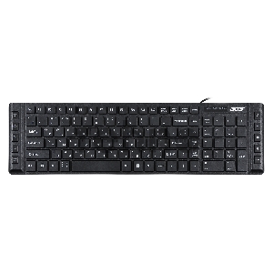 Клавиатура Acer OKW010 [ZL.KBDEE.002] Keyboard USB slim Multimedia black