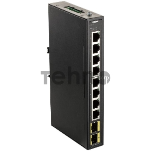 Коммутатор D-Link DIS-100G-10S DIS-100G-10S/A1A 8G 2SFP неуправляемый