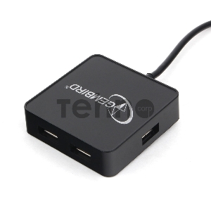 Концентратор USB 2.0 Gembird UHB-242, 4 порта, блистер, черный Концентратор USB 2.0 Gembird UHB-242, 4 порта, блистер, черный