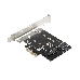 Переходник ExeGate EXE-509 M.2 B key + M.2 M Key -> PCI-Ex4/SATA, фото 4