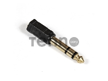 Переходник аудио Exegate EX284949RUS EX-AA-3F6M (6.35mm Jack M/3.5mm Jack F)