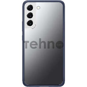 Чехол (клип-кейс) Samsung для Samsung Galaxy S22+ Frame Cover прозрачный/темно-синий (EF-MS906CNEGRU)