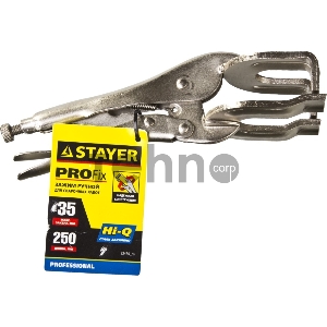 Зажим STAYER 22470_z01 PROFI PRO-Fix  ручной, сварщика, 250x35мм