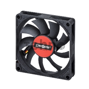 Вентилятор ExeGate EX180973RUS Mirage-S 80x80x15 подшипник скольжения, 2000 RPM, 23dB, 3pin Вентилятор ExeGate EX180973RUS Mirage-S 80x80x15 подшипник скольжения, 2000 RPM, 23dB, 3pin