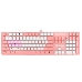 Клавиатура A4Tech Bloody B800 Dual Color механическая розовый/белый USB for gamer LED, фото 2