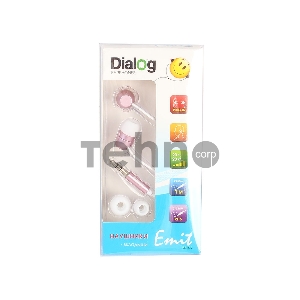 Наушники EP-F57 PINK Dialog розовая Наушники EP-F57 PINK Dialog розовая