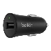 Зарядное устройство Belkin QC 3.0 USB-A CAR CHARGER,18W,W/4',USB-A - USB-C,BLK, фото 2