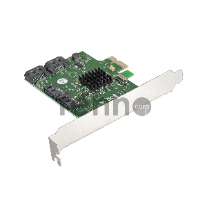 Контроллер ExeGate EXE-503 PCI-E 2.0, SATA3 6Gb/s, 4 int (OEM) Контроллер ExeGate EXE-503 PCI-E 2.0, SATA3 6Gb/s, 4 int (OEM)