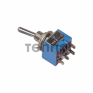 Тумблер 250V 3А (6c) ON-OFF-ON двухполюсный Micro REXANT Тумблер 250V 3А (6c) ON-OFF-ON двухполюсный Micro REXANT