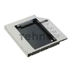 Сменный бокс для 2.5 HDD/SSD AgeStar, SSMR2S, SATA-SATA, 9.5 мм, металл-пластик, черный