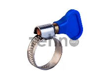 Хомут червячный 10-16/9-0,7мм, с ключом, нержавеющая сталь W2, (50 шт/уп) REXANT