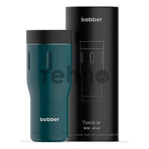 Термокружка Bobber Tumbler-470 0.47л. темно-бирюзовый тубус (TUMBLER-470/TEAL)