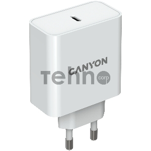 Сетевой адаптер Canyon, GAN 65W charger  Input:  100V-240V Output: 5.0V3.0A /9.0V3.0A /12.0V-3.0A/ 15.0V-3.0A /20.0V3.25A , Eu plug, Over- Voltage ,  over-heated, over-current and short circuit protection Compliant with CE RoHs,ERP. Size: 53*53*29mm, 110g