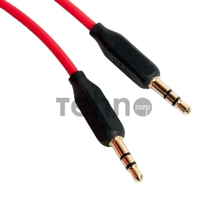 AUX аудио кабель/3.5 mm jack - 3.5 mm jack/ HOCO HC-79309 UPA11/ 1m/ позолоченные контакты/ Red
