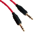 AUX аудио кабель/3.5 mm jack - 3.5 mm jack/ HOCO HC-79309 UPA11/ 1m/ позолоченные контакты/ Red, фото 3