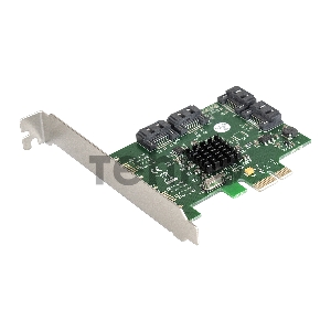 Контроллер ExeGate EXE-503 PCI-E 2.0, SATA3 6Gb/s, 4 int (OEM)