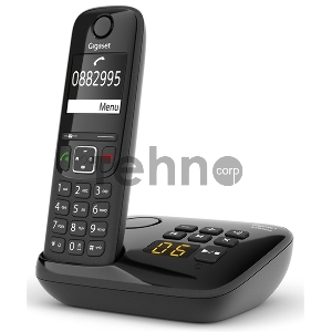 Р/Телефон Dect Gigaset AS690A RUS черный автооветчик АОН