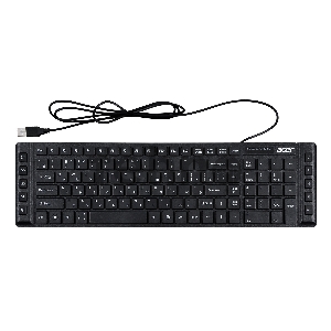 Клавиатура Acer OKW010 [ZL.KBDEE.002] Keyboard USB slim Multimedia black
