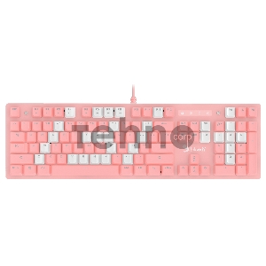 Клавиатура A4Tech Bloody B800 Dual Color механическая розовый/белый USB for gamer LED
