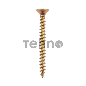 Саморез универсальный 5х50, желтый цинк, пакет (400 шт/уп) KRANZ