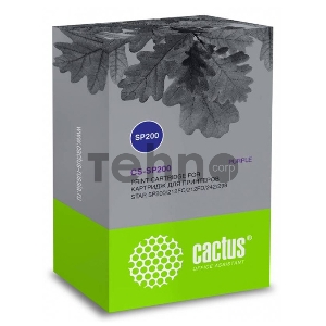 Картридж ленточный Cactus CS-SP200 фиолетовый для Star SP200/212FC/212FD/242/298