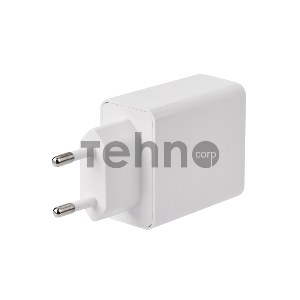 Сетевое зарядное устройство REXANT Type-C + USB 3.0 с Quick charge, белое