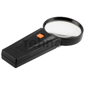 Лупа STAYER STANDARD 40522-75  с подсветкой 3 кратное увеличение диаметр линзы - 75мм