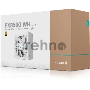 Блок питания Deepcool ATX 850W PX850G WH Gen.5 80+ gold 24pin APFC 120mm fan 8xSATA Cab Manag RTL