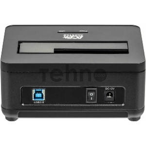 Докстанция 2,5/3,5 SATAIII AgeStar 3UBT7 (BLACK) USB 3.0, пластик+алюминий, черная