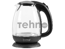 Чайник ENERGY E-250 (1,7 л) стекло, пластик цвет черный