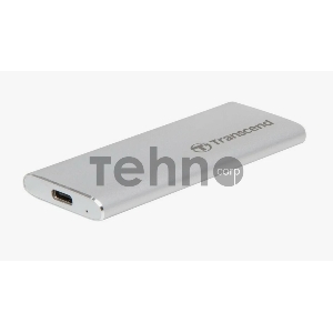 Накопитель External SSD Transcend 500Gb ESD260C <TS500GESD260C> (USB3.1 gen 2, Type C 520/460Mbs, 3D NAND, 81x34x8mm, 33g) Silver