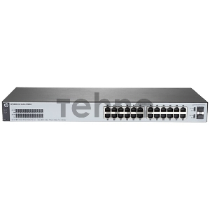 Сетевой коммутатор  HP J9980A HP 1820-24G Switch (WEB-Managed, 24*10/100/1000 + 2*SFP, Fanless, Rack-mounting, 19)