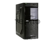 Корпус Miditower Exegate XP-330U Black, ATX, <XP500, Black,120mm>, 2*USB+2*USB3.0, Audio