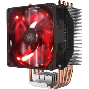Кулер Cooler Master Hyper H410R, 600-2000 RPM, 100W, 4-pin, Red LED fan, Full Socket Support
