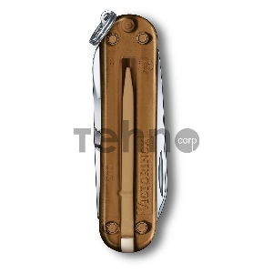 Нож перочинный Victorinox Classic Chocolate Fugde (0.6223.T55G) 58мм 7функц. карт.коробка