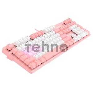 Клавиатура A4Tech Bloody B800 Dual Color механическая розовый/белый USB for gamer LED
