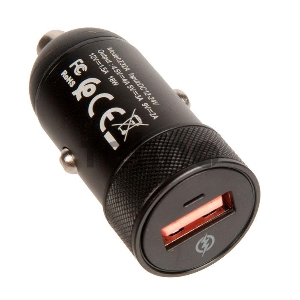 Автомобильная зарядка (от прикуривателя) HOCO Z32A Flash power Fully compatible car charger, черный
