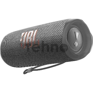 Портативная акустика JBL Flip 6 серый, Bluetooth 5.1, время воспроизведения музыки 12 ч, емкость аккумулятора 4800 mAh, время заряда аккумулятора 2,5 ч, цвет серый
