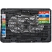 Подставка для ноутбука STM IP17 STM Laptop Cooling IP17 Black (17,3", 2x(125x125), 2x2 LED backlight, Black plastic+metal mesh, 3 types height adjustable ), фото 10