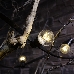 Гирлянда LED Galaxy Bulb String 10м, черный КАУЧУК, 30 ламп*6 LED ТЕПЛЫЙ БЕЛЫЙ, влагостойкая IP65, фото 3
